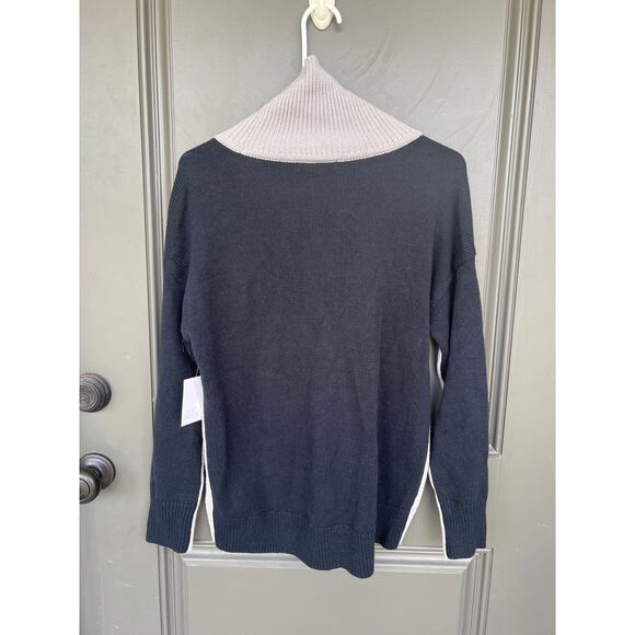 NWT Daily Thread size XS gray and black turtleneck sweater - Picture 2 of 4